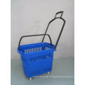 Hot Sale New Style Four Wheels Trolley Basket